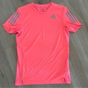 Adidas Aeroredy neon Pink reflective running T-Shirt Sz XS *I14